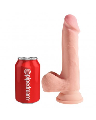 KING COCK - DILDO TRIPLA DENSIT 19 CM 2