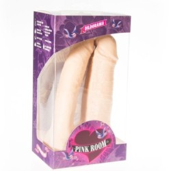 PINK ROOM - ARTHUS DOPPIO DILDO REALISTICO FLESH 17CM/15.5CM 2