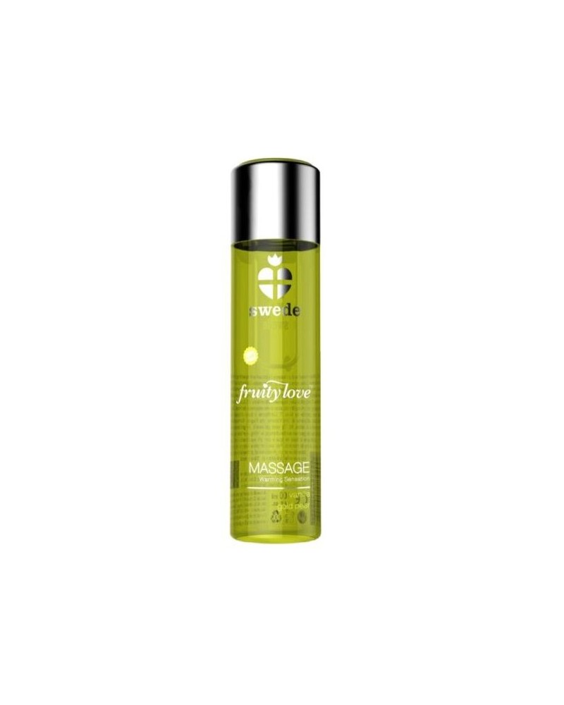 SWEDE - FRUITY LOVE OLIO DA MASSAGGIO EFFETTO RISCALDANTE VANIGLIA E PERA ORO 60 ML.