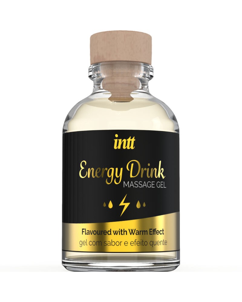 INTT MASSAGE  ORAL SEX - GEL DA MASSAGGIO CON BEVANDA ENERGETICA AROMATIZZATA ED EFFETTO RISCALDANTE