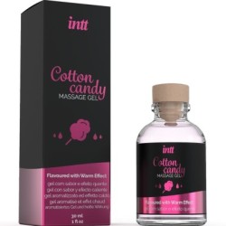 INTT MASSAGE  ORAL SEX - GEL DA MASSAGGIO AL GUSTO DI CANDY COTONE CON EFFETTO RISCALDANTE 2