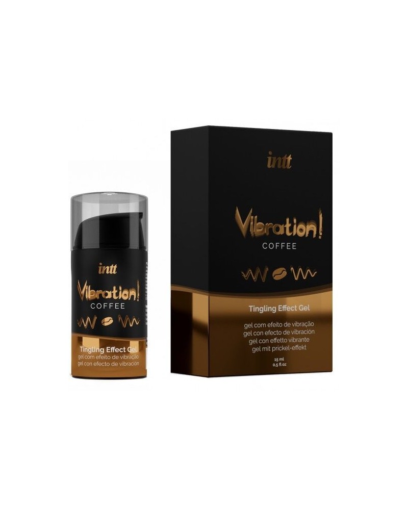 INTT MASSAGE  ORAL SEX - GEL DA MASSAGGIO AL GUSTO DI CAFFÈ EFFETTO CALDO