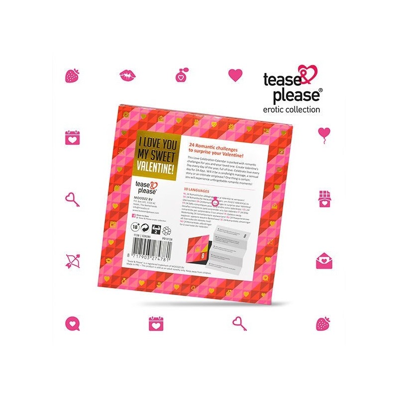 TEASE  PLEASE - CALENDARIO DELLAVVENTO DI SAN VALENTINO