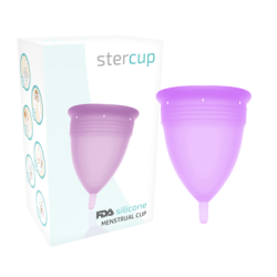 STERCUP - COPPA MESTRUALE IN SILICONE FDA LILLA - TAGLIA L 2