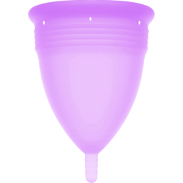 STERCUP - COPPA MESTRUALE IN SILICONE FDA LILLA - TAGLIA L