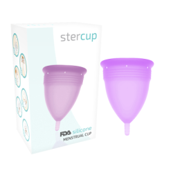 STERCUP - COPPA MESTRUALE IN SILICONE FDA LILLA - TAGLIA S 2