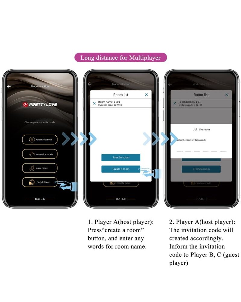 PRETTY LOVE - BILLY TELECOMANDO VIBRAZIONE VIOLA APP GRATUITA