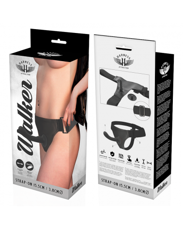 HARNESS ATTRACTION - RNES SILICONE WALKER G-SPOT 15.5 CM -O- 3.8 CM