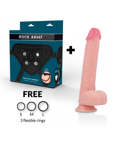 ROCKARMY - ARN S + DILDO IN SILICONE LIQUIDO PREMIUM KINGCOBRA 24 CM -O- 4.77 CM 2