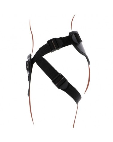 GET REAL - IMBRACATURA DELUXE CON CINTURINO NERO