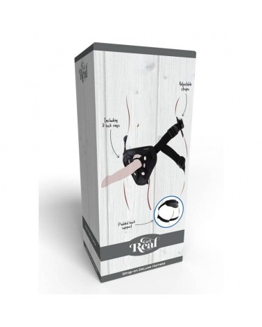 GET REAL - IMBRACATURA DELUXE CON CINTURINO NERO