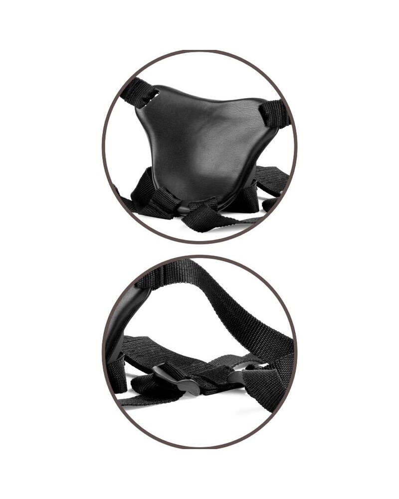 KING COCK - ELITE COMODA IMBRACATURA REGOLABILE CON DILDO 17.8 CM