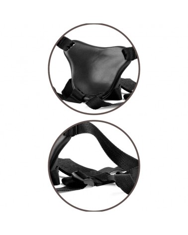 KING COCK - ELITE COMODA IMBRACATURA REGOLABILE CON DILDO 17.8 CM