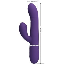 PRETTY LOVE - VIBRATORE MULTIFUNZIONE G-SPOT VIOLA 2