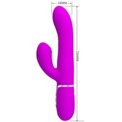 PRETTY LOVE - VIBRATORE MULTIFUNZIONE G-SPOT FUCSIA 2