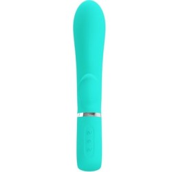PRETTY LOVE - VIBRATORE MULTIFUNZIONE G-SPOT THOMAS VERDE ACQUA 2