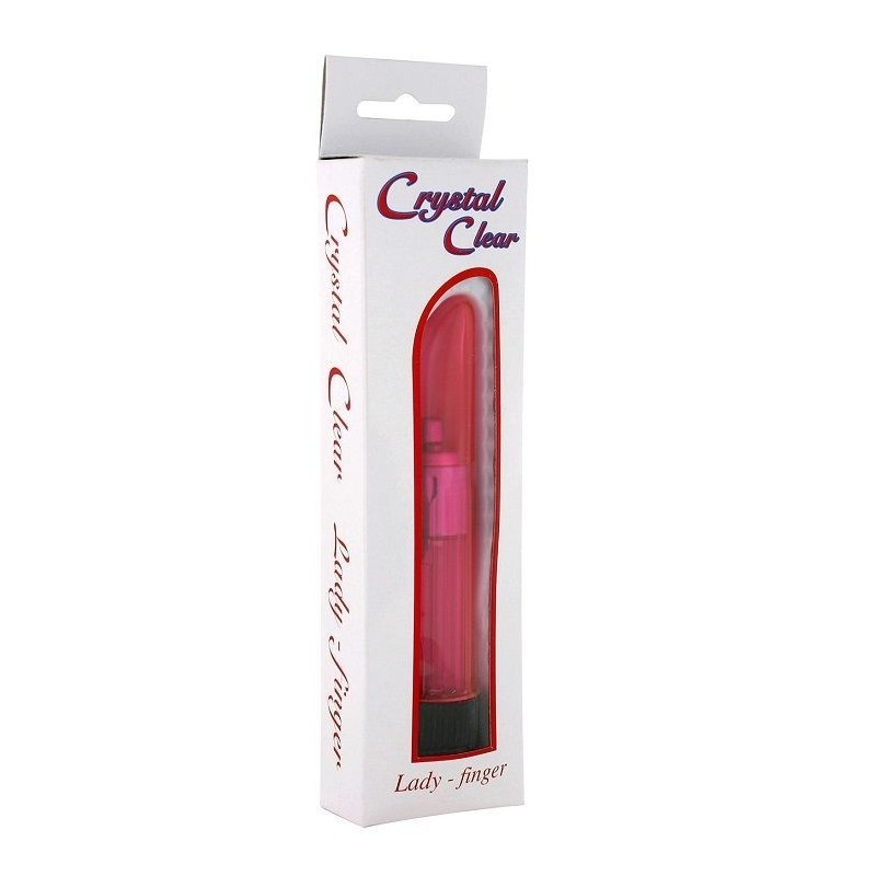 SEVEN CREATIONS - VIBRATORE CRYSTAL CLEAR LADY PINK