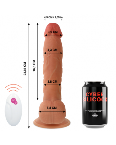 CYBER SILICOCK - TELECOMANDO REALISTIC MASTER BEN 23.88 CM -O- 4.3 CM