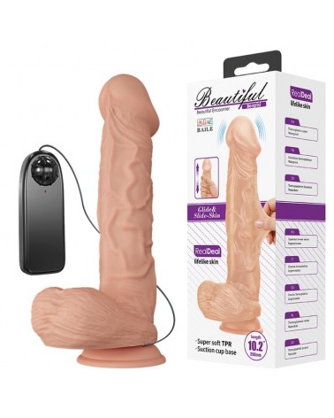 BAILE - BELLISSIMO INCONTRO BERQRISI VIBRAZIONE 26 CM NATURALE