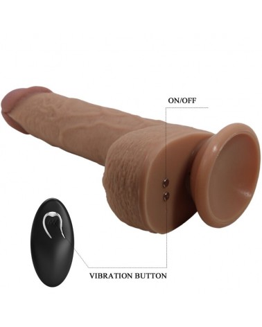 PRETTY LOVE - VIBRATORE DILDO REALISTICO TOMMY 22.5 CM