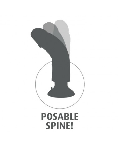 KING COCK - DILDO VIBRATORE 17.78 CM NATURALE