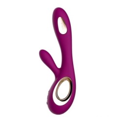 LELO - SORAYA VIBRATORE WAVE RABBIT DEEP ROSE 2