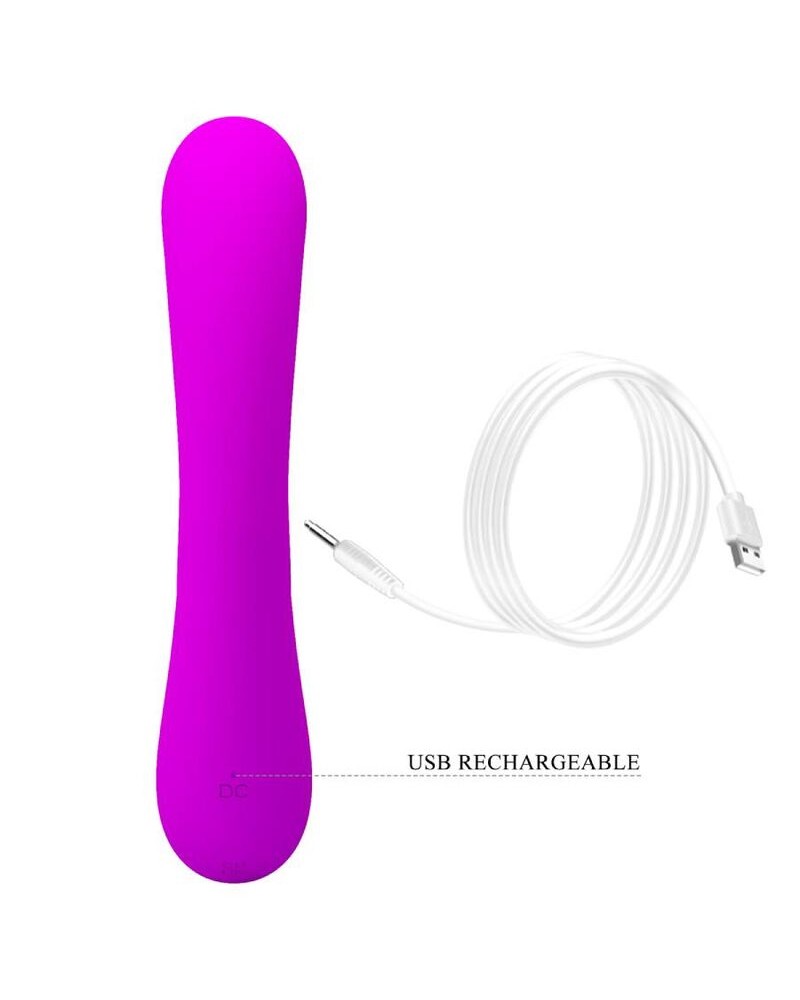 PRETTY LOVE - VIBRATORE SINCERO E VENTOSA CLITORIDE IN SILICONE VIOLA