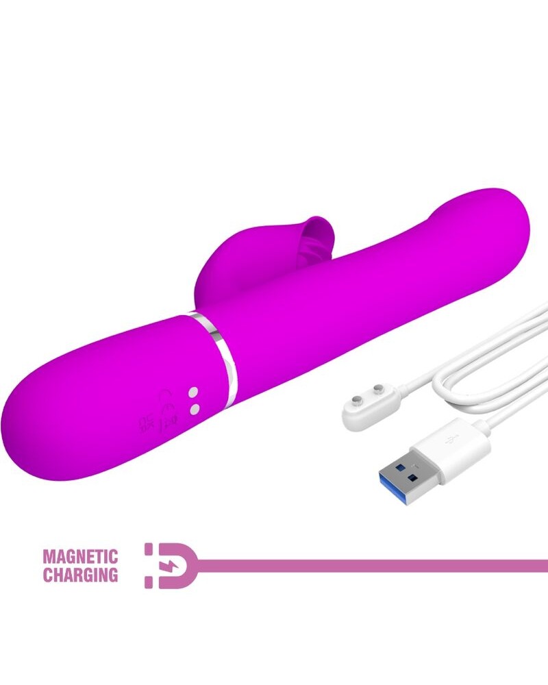 PRETTY LOVE - PERLE VIBRATORE CONIGLIO VIOLA