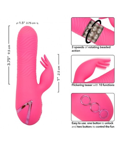 CALEXOTICS - SACRAMENTO SWEETIE VIBRATORE RABBIT PINK BY CALIFORNIA DREAMING
