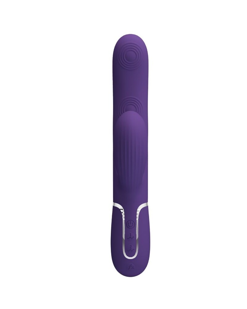 PRETTY LOVE - PERLITA VIBRATORE G-SPOT 3 IN 1 MULTIFUNZIONE VIOLA