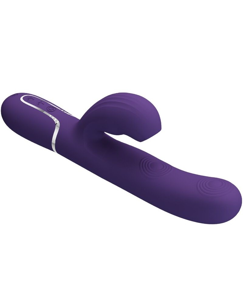 PRETTY LOVE - PERLITA VIBRATORE G-SPOT 3 IN 1 MULTIFUNZIONE VIOLA