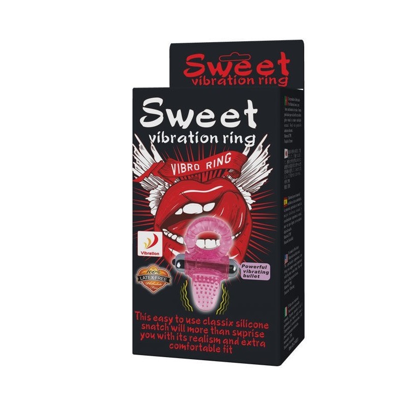 BAILE - ANELLO DOLCE ABS 10 RITMI ANELLO VIBRATORE PENE ROSA