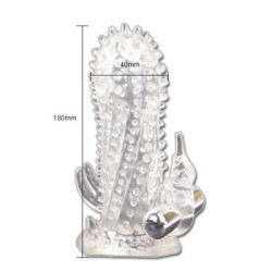 BAILE - ESTENSIONE DEL PENE VIBRATORE BRAVE MAN RABBIT 2