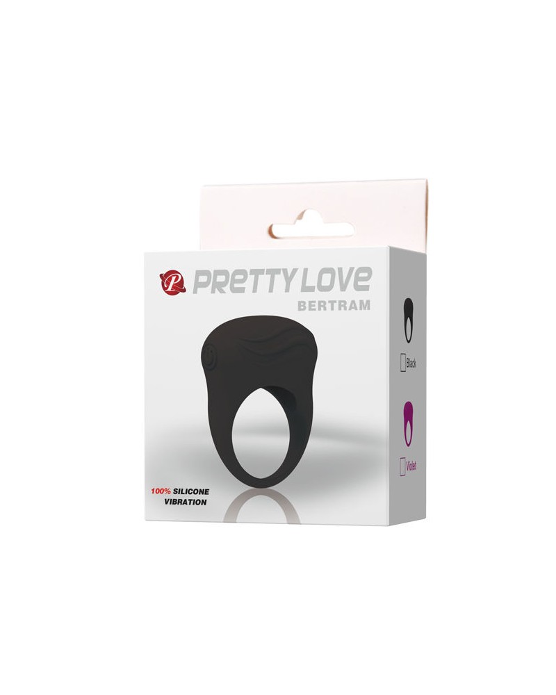PRETTY LOVE - BERTRAM ANELLO VIBRATORE NERO