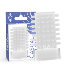 CASUAL LOVE - COPERTURA PER PENE VIBRATORE TRASPARENTE CON ANELLO 2