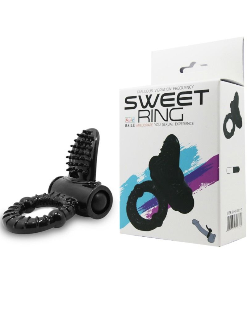 BAILE - ANELLO VIBRANTE SWEET RING CON CONIGLIO STRUTTURATO