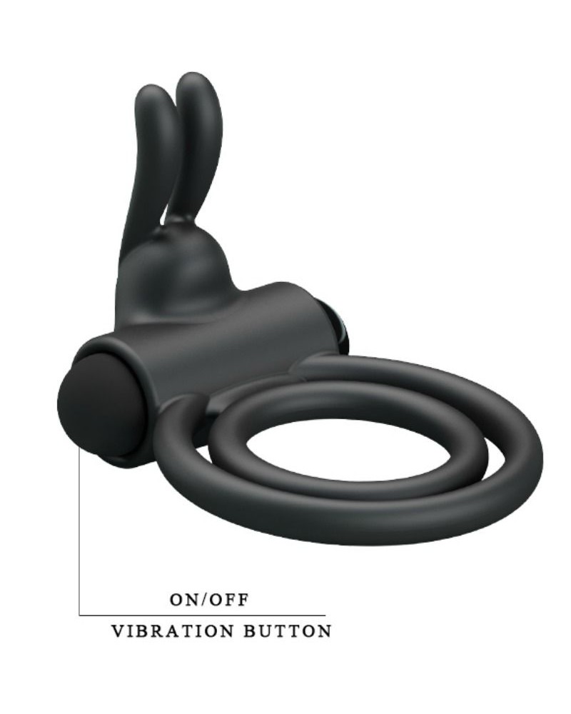 PRETTY LOVE - ANELLO VIBRATORE IN SILICONE OSMOND