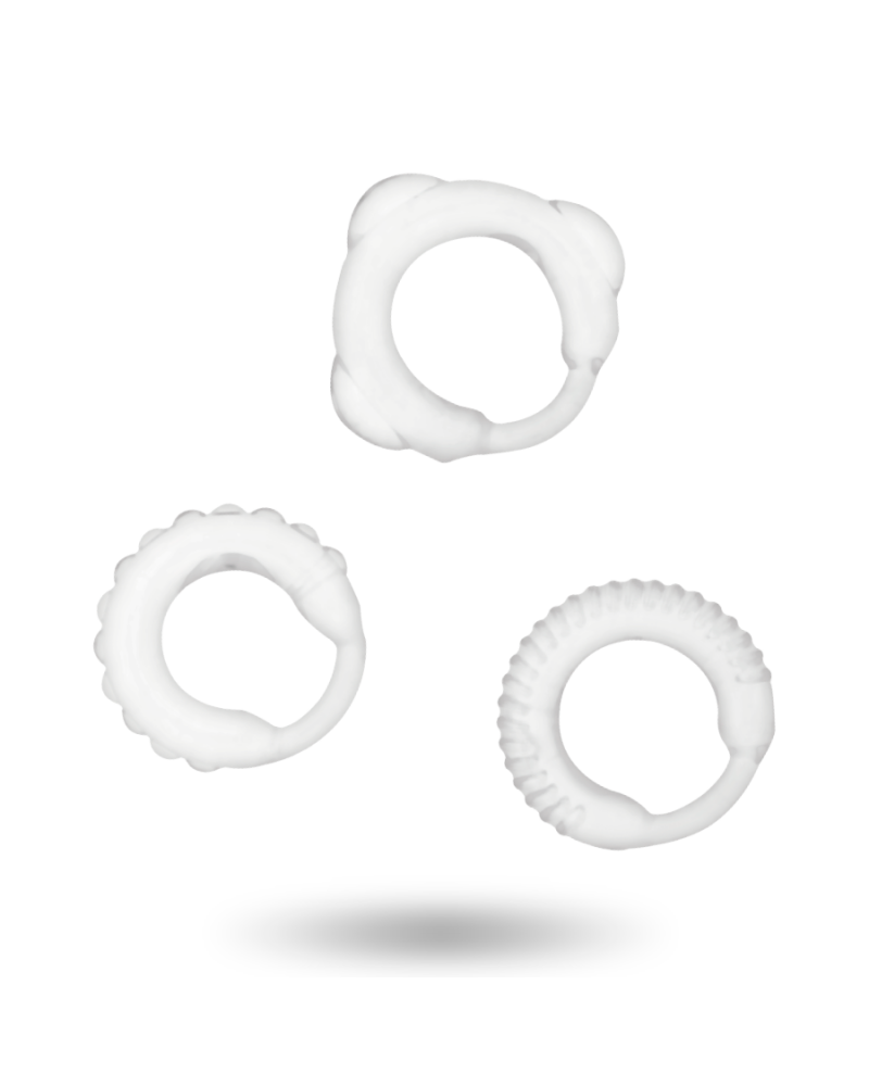 ADDICTED TOYS - SET C-RING TRASPARENTE