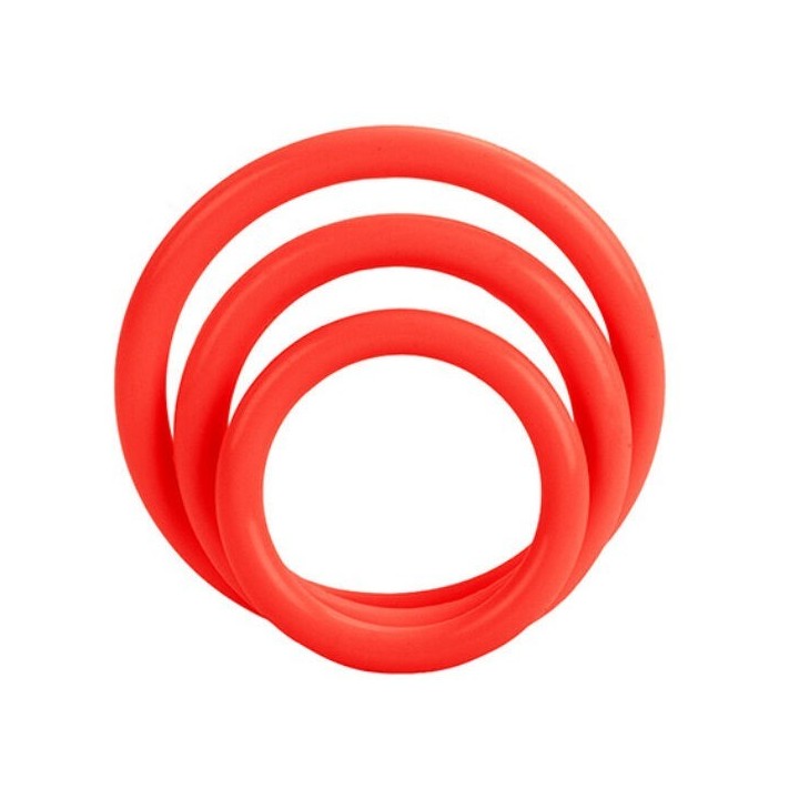 CALEXOTICS - SET TRI-ANELLI ROSSO
