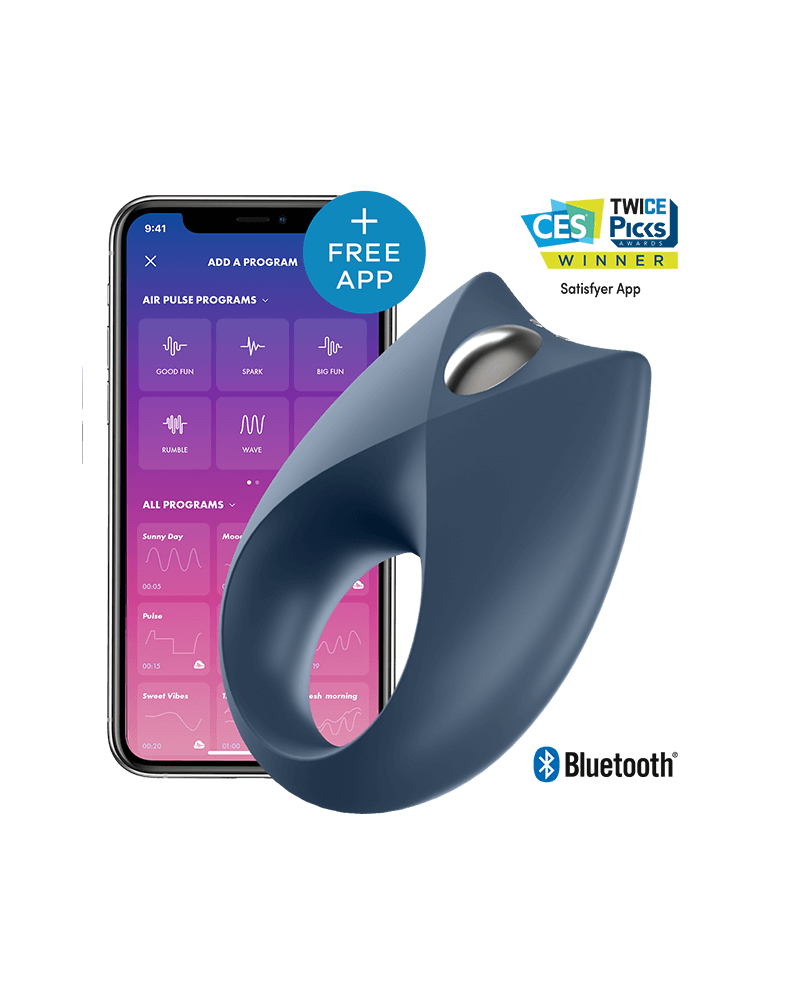 SATISFYER - POTENTE VIBRATORE ROYAL ONE RING APP