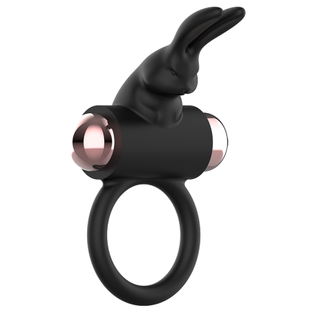 COQUETTE CHIC DESIRE - ANELLO FALLICO CON VIBRATORE NERO/ORO