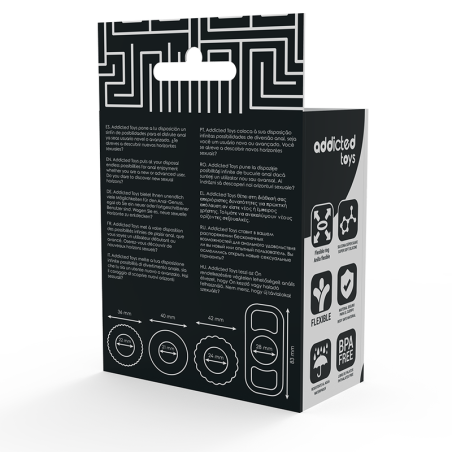 ADDICTED TOYS - SET DI ANELLI FALLICI - 4 PEZZI