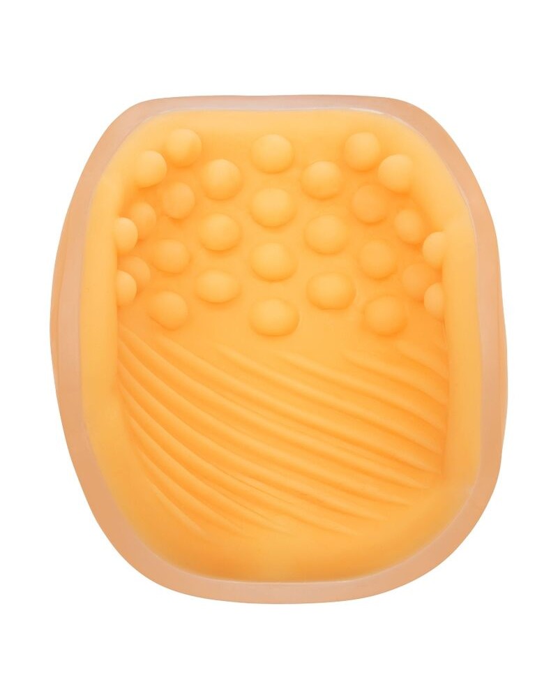 CALEXOTICS - MASTURBATORE BEADED GRIP ARANCIONE