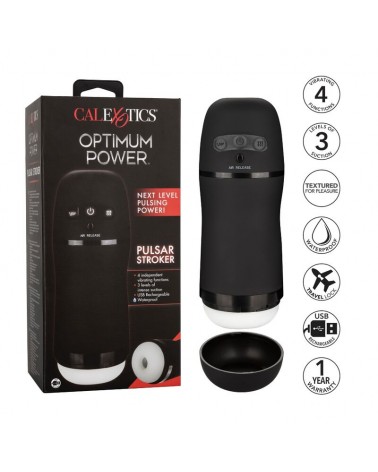 CALEXOTICS - OPTIMUM POWER STROKER FUNZIONI VIBRANTE E ASPIRANTE