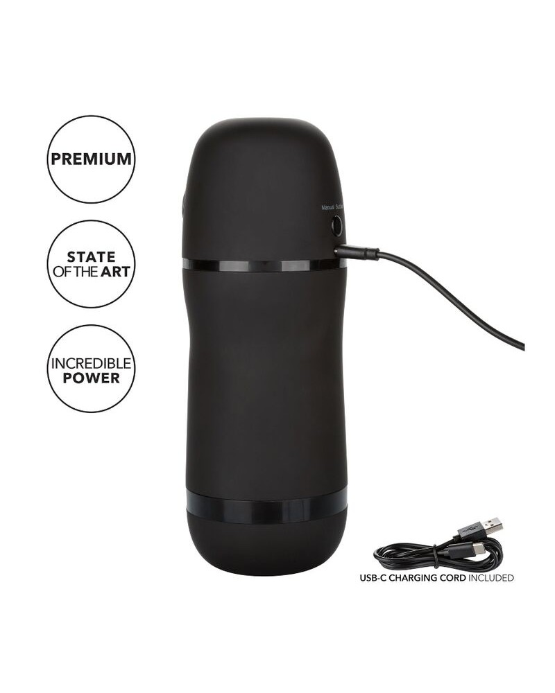 CALEXOTICS - OPTIMUM POWER STROKER FUNZIONI VIBRANTE E ASPIRANTE