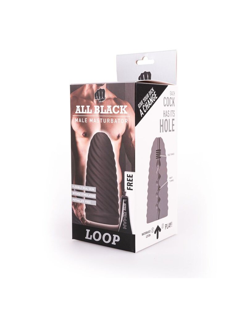 ALL BLACK - MODELLO MASTURBATORE LOOP 1