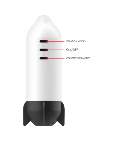 JAMYJOB - ROCKET MASTURBATOR TECNOLOGIA DI COMPRESSIONE MORBIDA E VIBRAZIONE
