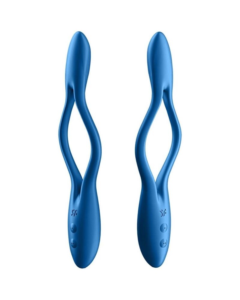 SATISFYER - GIOCO ELASTICO MULTI VIBRATORE BLU