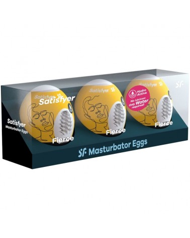 SATISFYER - 3 UOVA MASTURBATORI FIERCE