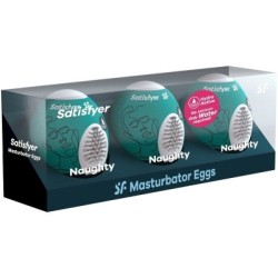 SATISFYER - 3 UOVA MASTURBATORI NAUGHTY 2